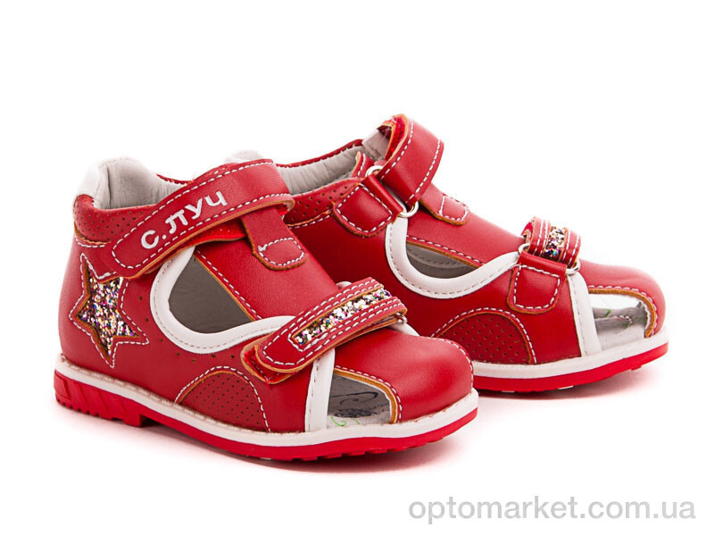 Купить Босоніжки дитячі 88269-1 red С.Луч червоний, фото 1