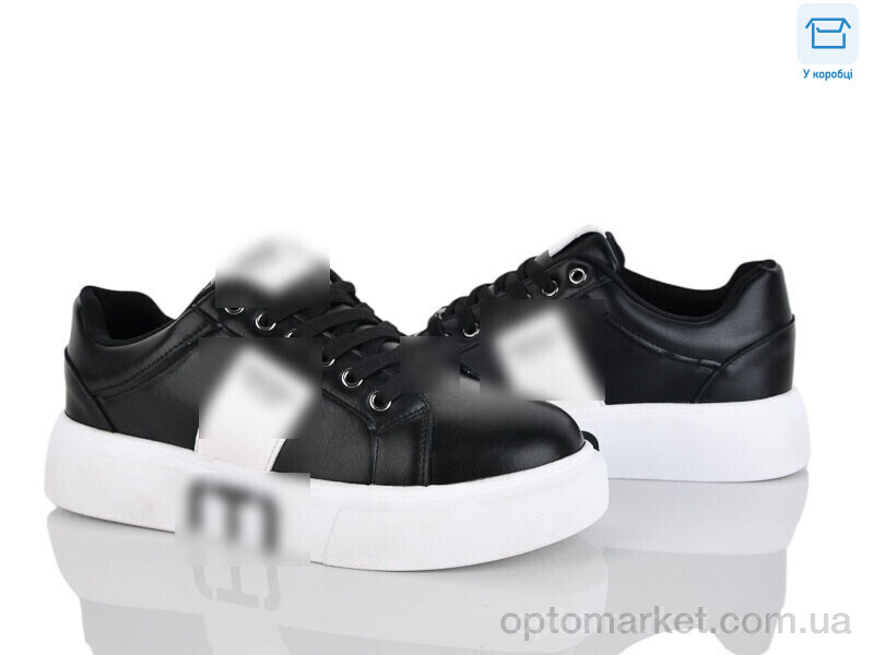 Купить Кросівки жіночі 8828-2 піна Vika чорний, фото 1