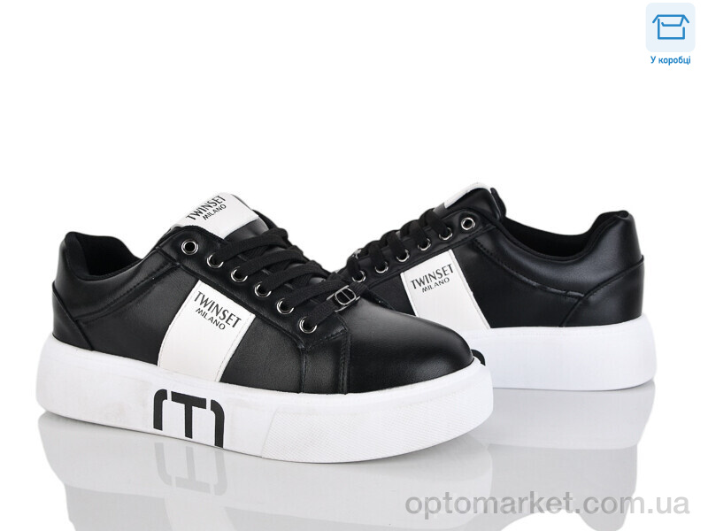 Купить Кросівки жіночі 8828-2 піна Vika чорний, фото 2