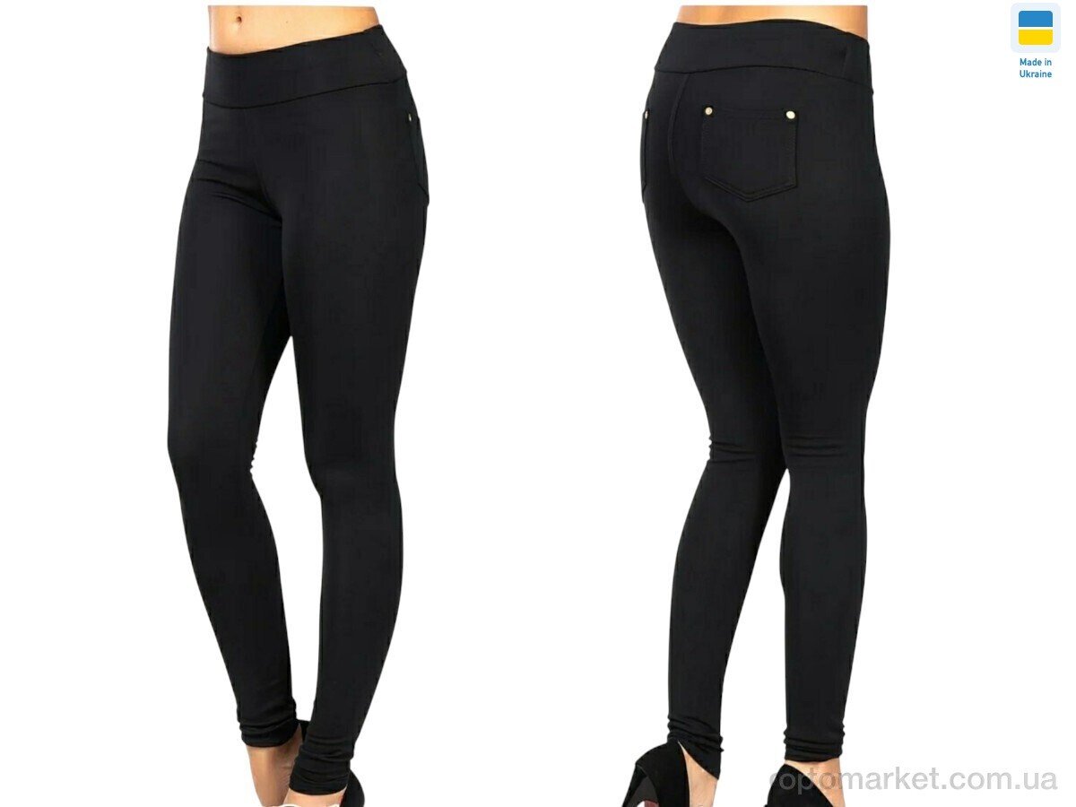 Купить Лосини жіночі 8831 чорний Sport style чорний, фото 1