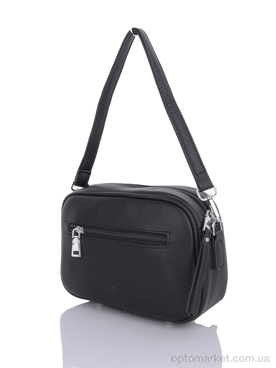 Купить Сумка женская 883222 black (7x16x22) ShengMa чорний, фото 2