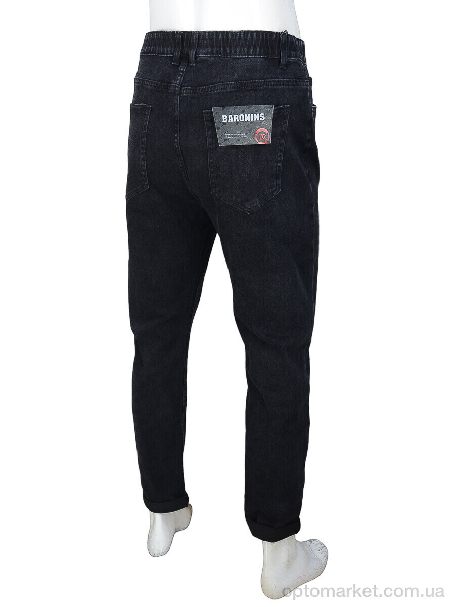 Купить Джинси чоловічі 8835 Baron чорний, фото 2
