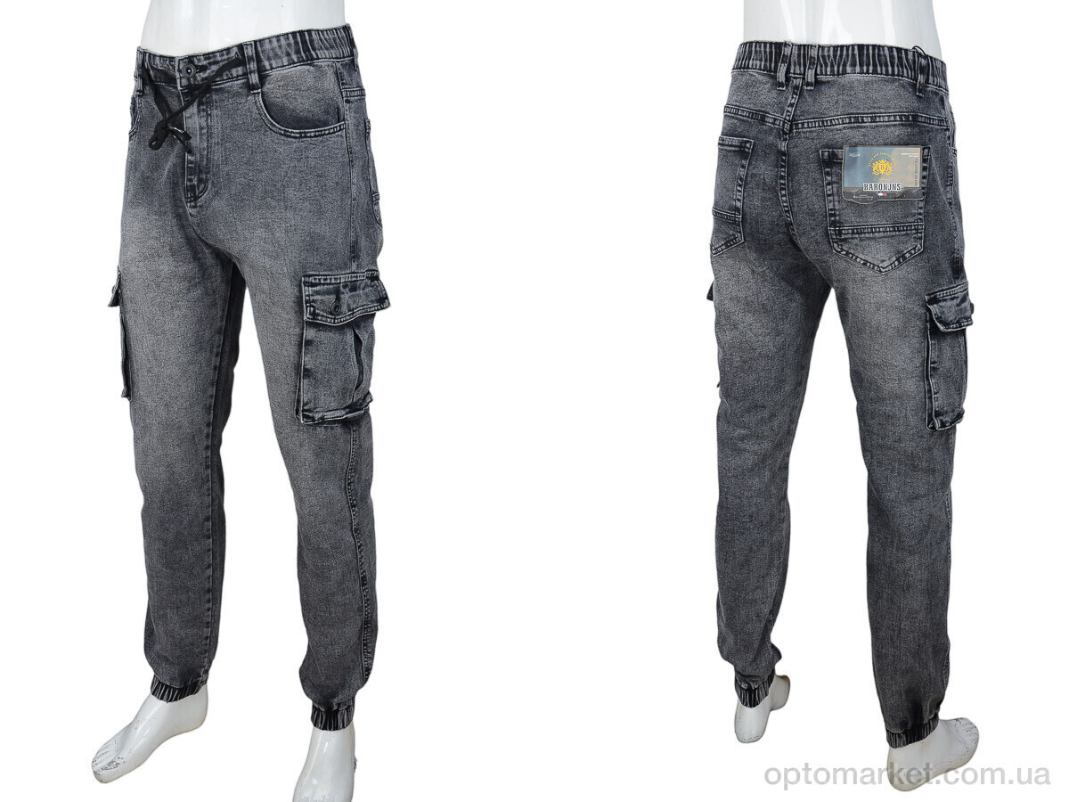 Купить Джинси чоловічі 8837 grey Baron сірий, фото 3
