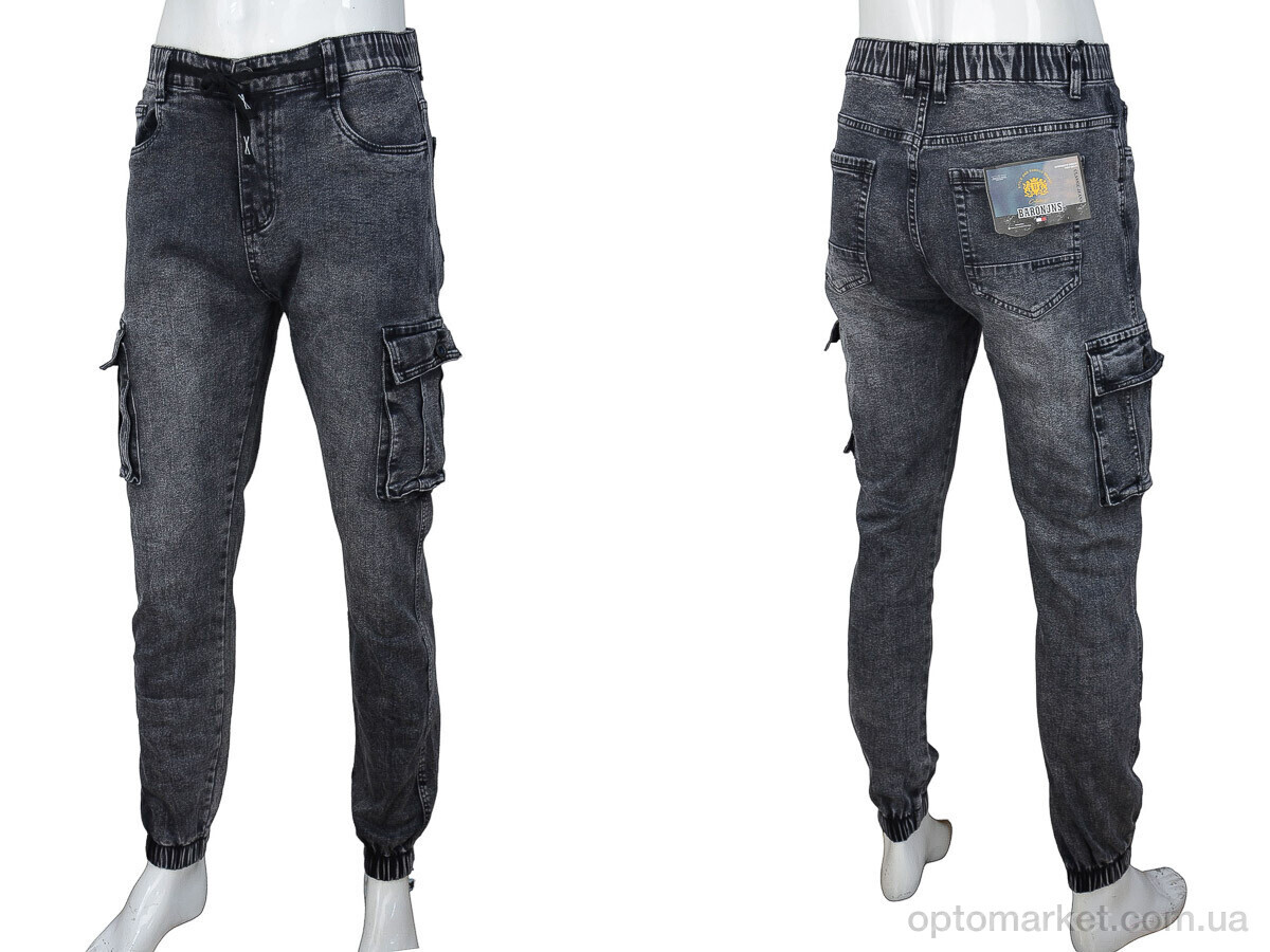 Купить Джинси чоловічі 8841 grey Baron сірий, фото 3