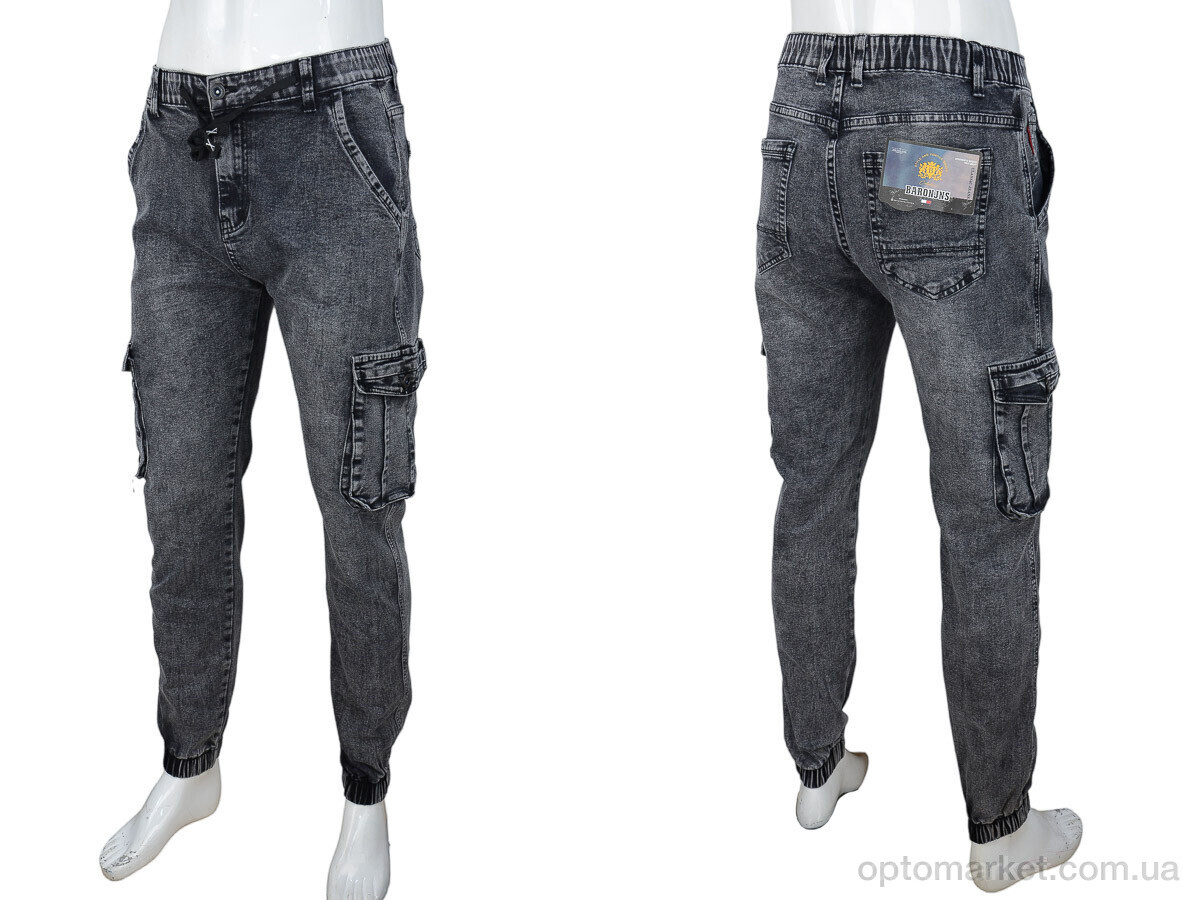 Купить Джинси чоловічі 8843 grey Baron сірий, фото 3