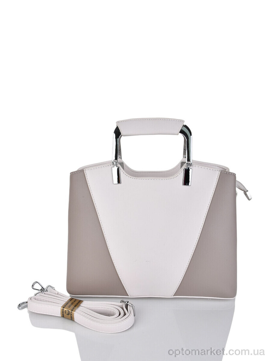 Купить Сумка женская 885158 beige-white ShengMa білий, фото 1