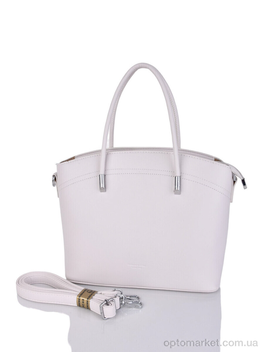 Купить Сумка женская 885198 beige-white ShengMa білий, фото 1
