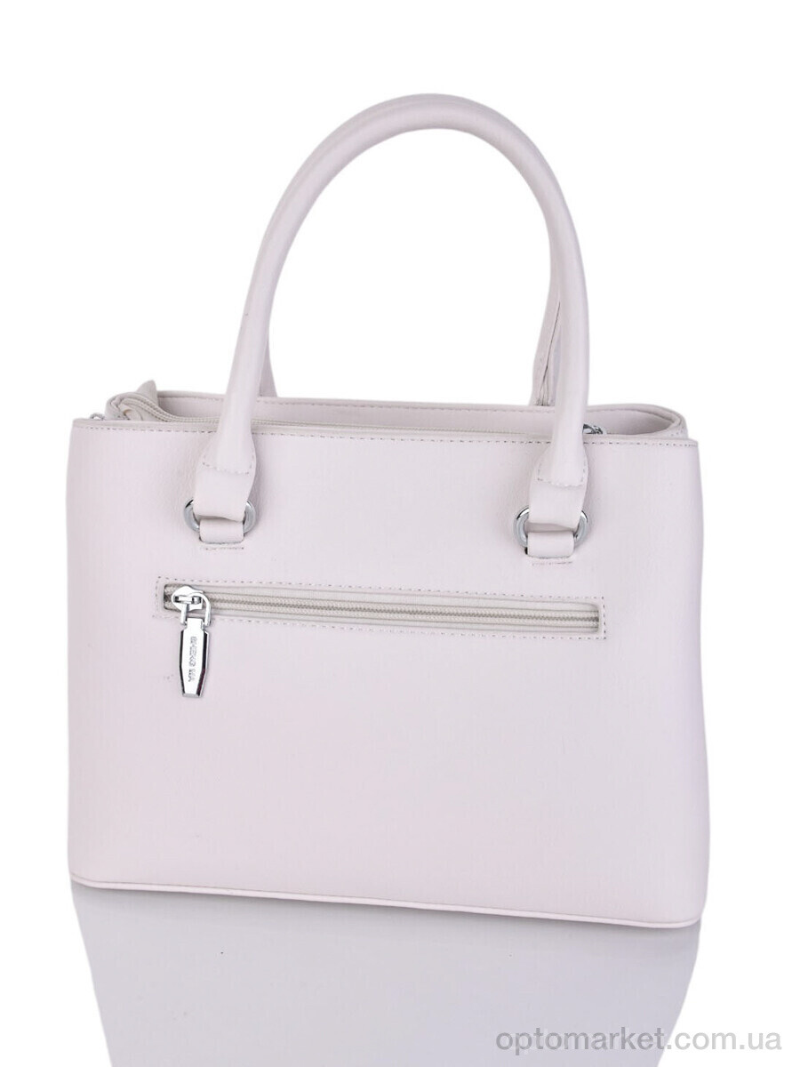 Купить Сумка женская 885231 beige-white ShengMa білий, фото 2