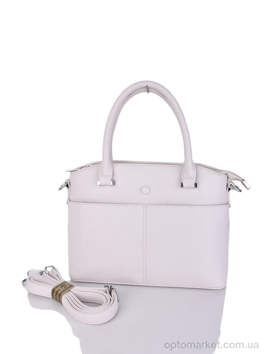 Купить Сумка женская 885250 beige-white ShengMa білий, фото 1