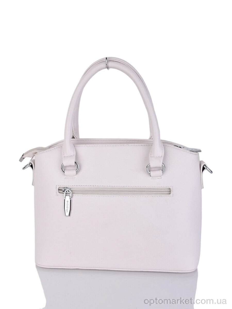 Купить Сумка женская 885250 beige-white ShengMa білий, фото 2