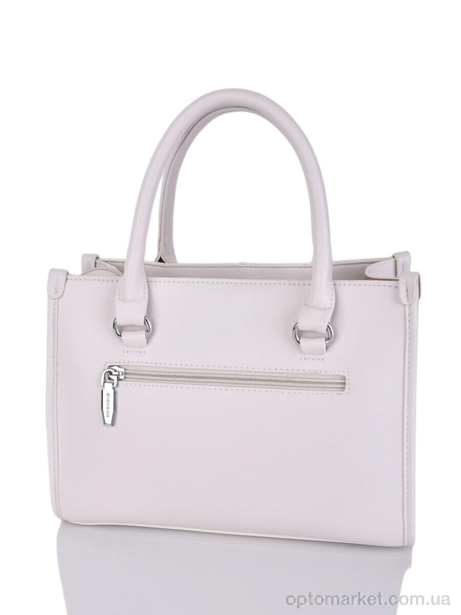 Купить Сумка женская 885251 beige-white ShengMa білий, фото 2