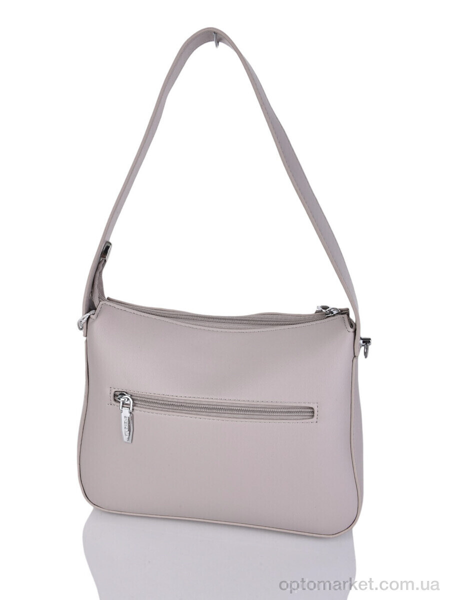Купить Сумка женская 885283 beige-grey ShengMa сірий, фото 2