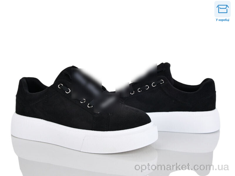 Купить Кросівки жіночі 8857-5 піна Vika чорний, фото 1