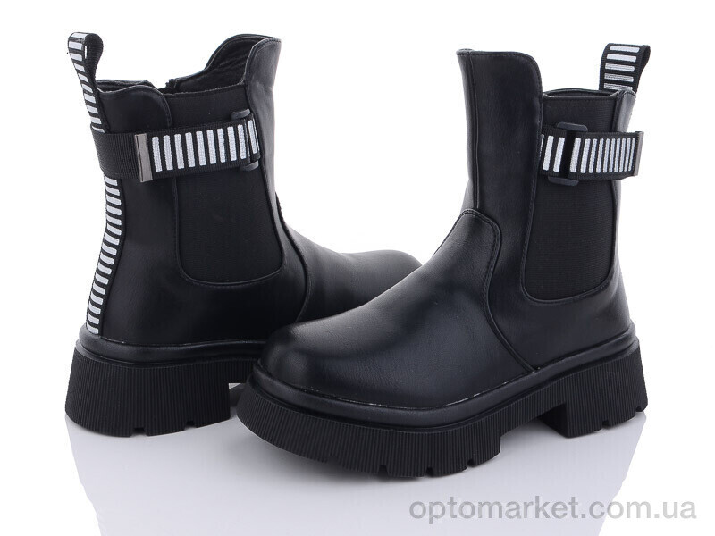 Купить Черевики дитячі 8860-1A Ok Shoes чорний, фото 1