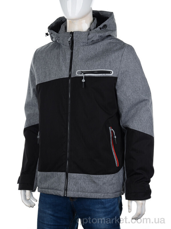 Купить Куртка чоловічі 8862 grey ATE сірий, фото 1