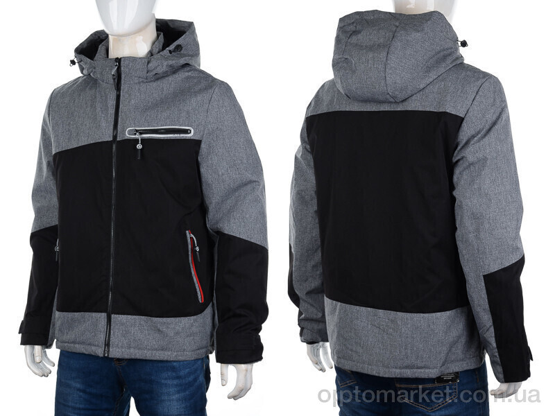 Купить Куртка чоловічі 8862 grey ATE сірий, фото 3