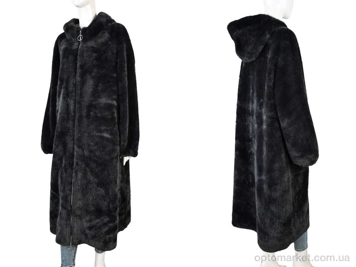 Купить Шуба жіночі 8868 gun Aimeiyoung графіт, фото 3