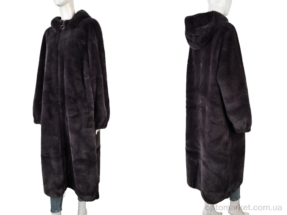 Купить Шуба жіночі 8868 violet Aimeiyoung фіолетовий, фото 3