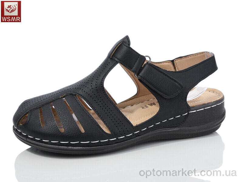 Купить Босоніжки жіночі 8881-1 WSMR чорний, фото 1