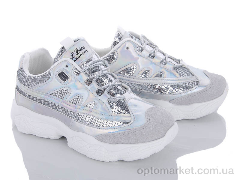 Купить Кросівки жіночі 8881 белый Class Shoes срібний, фото 1