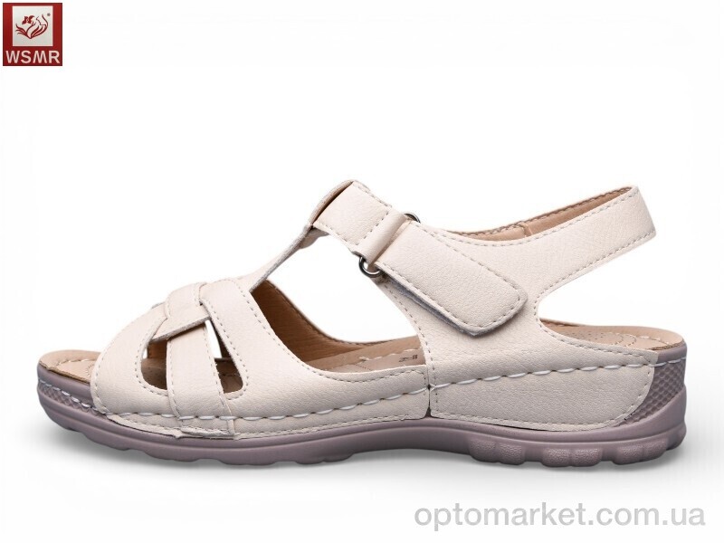 Купить Босоніжки жіночі 8883-3 WSMR бежевий, фото 1