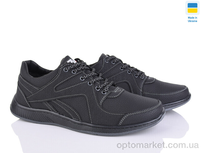 Купить Кросівки чоловічі 89 чорний Yulius чорний, фото 1