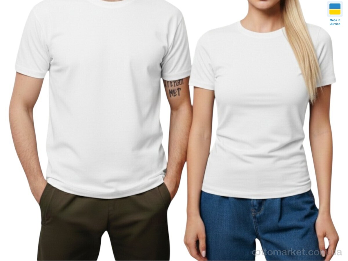 Купить Футболка унісекс 89 парні футболки білі Margo білий, фото 1