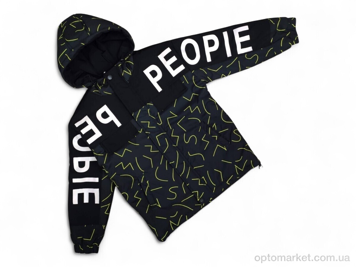 Купить Куртка дитячі 8900 чорна з жовтим QLZ The Icon чорний, фото 1