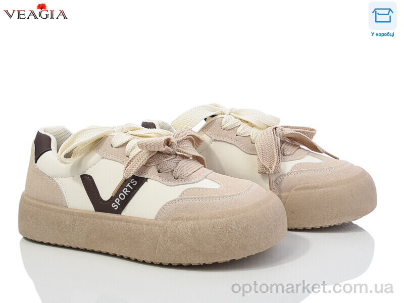 Купить Кросівки жіночі 8902-1 FAN бежевий, фото 1