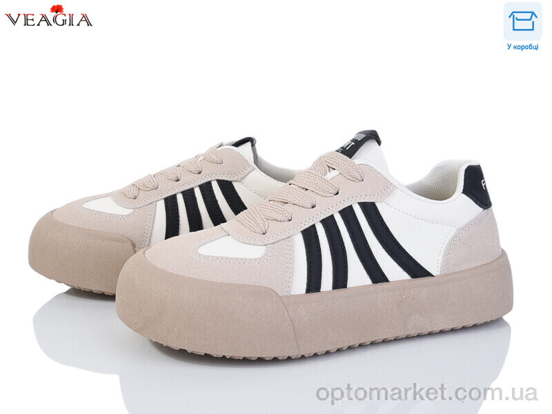 Купить Кросівки жіночі 8907-1 FAN бежевий, фото 1