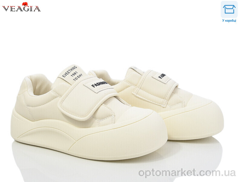 Купить Кросівки жіночі 8909-1 FAN бежевий, фото 1