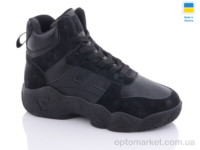 Купить Черевики унісекс 8910-1B Swin чорний, фото 1