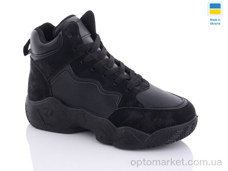 Купить Черевики унісекс 8914-1 Swin чорний, фото 1