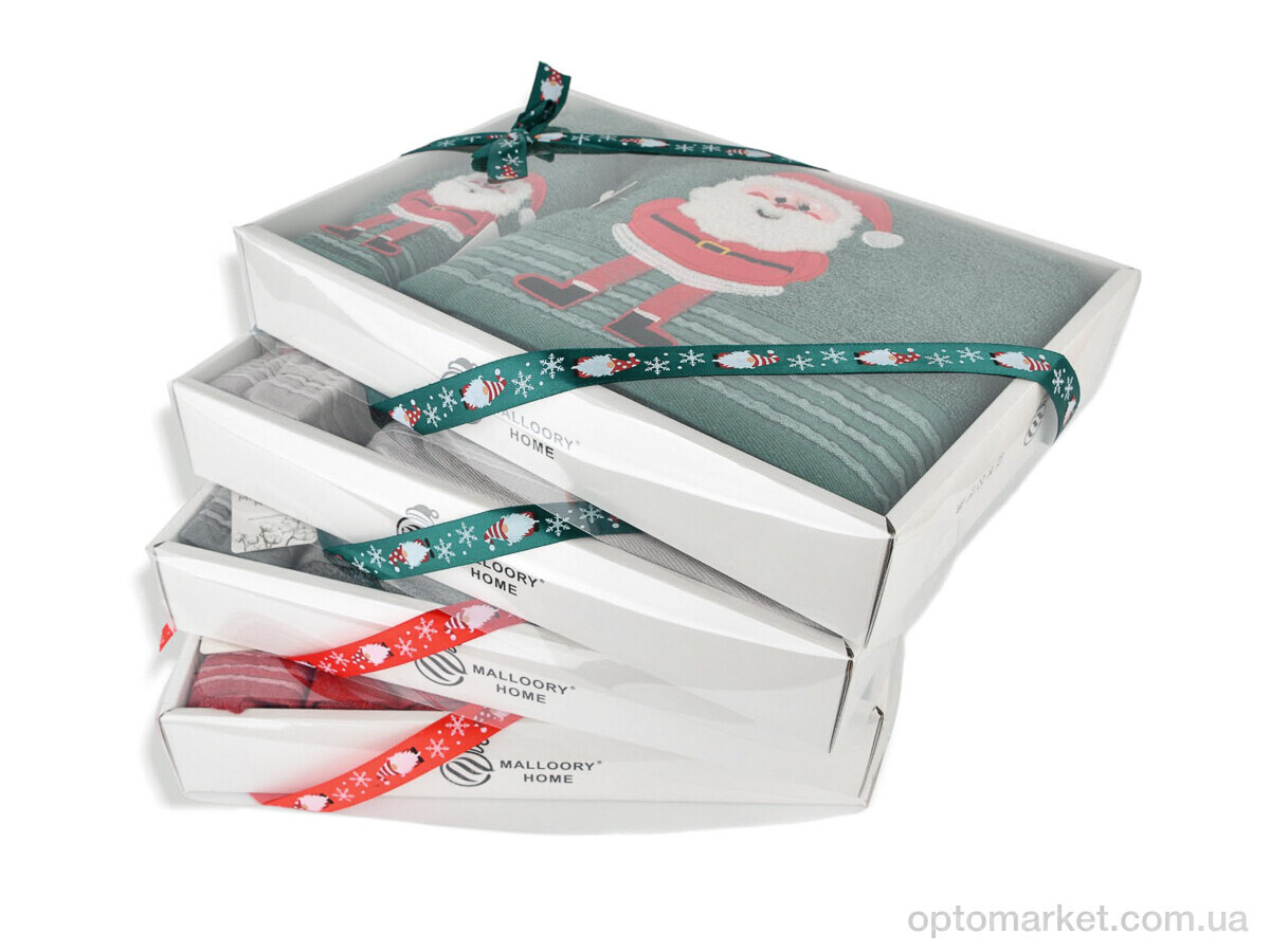 Купить Рушник унісекс 89289 (12139) набір подарунковий баня+лице 70x140см+35x75см mix Malloory Home мікс, фото 2