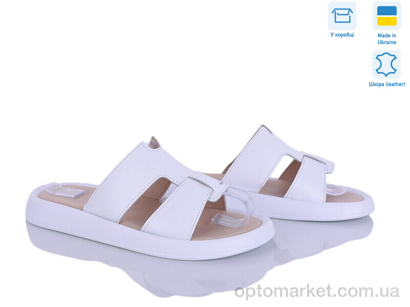 Купить Шльопанці жіночі 893-8A Ailinda білий, фото 1