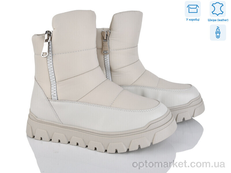 Купить Черевики жіночі 89516-3-52 Leguzaza бежевий, фото 1