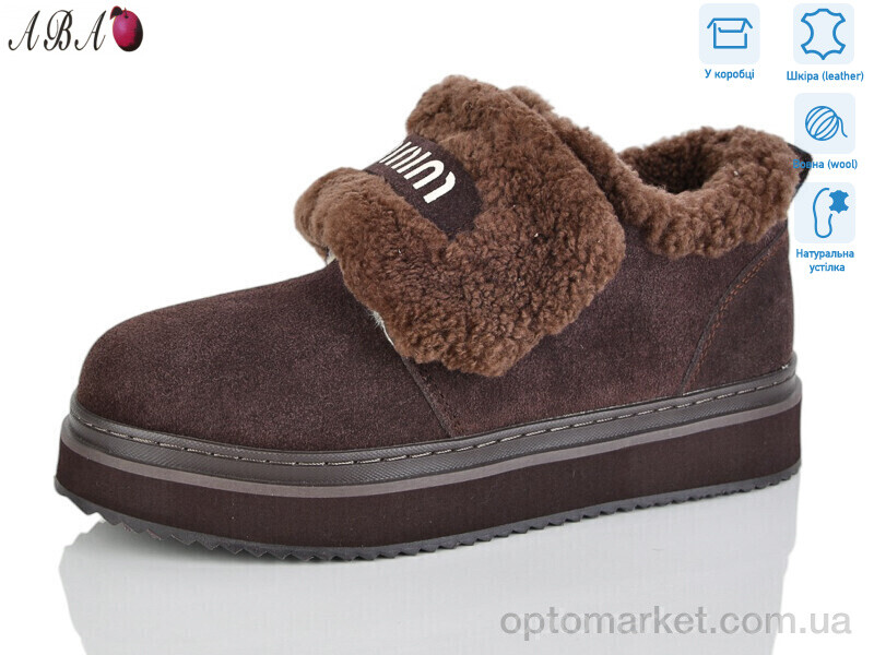 Купить Черевики жіночі 8ABA8-6 Hengji коричневий, фото 1