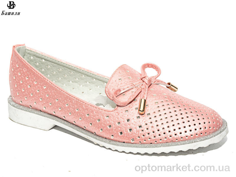 Купить Туфлі дитячі 8G102-3 Башили рожевий, фото 1