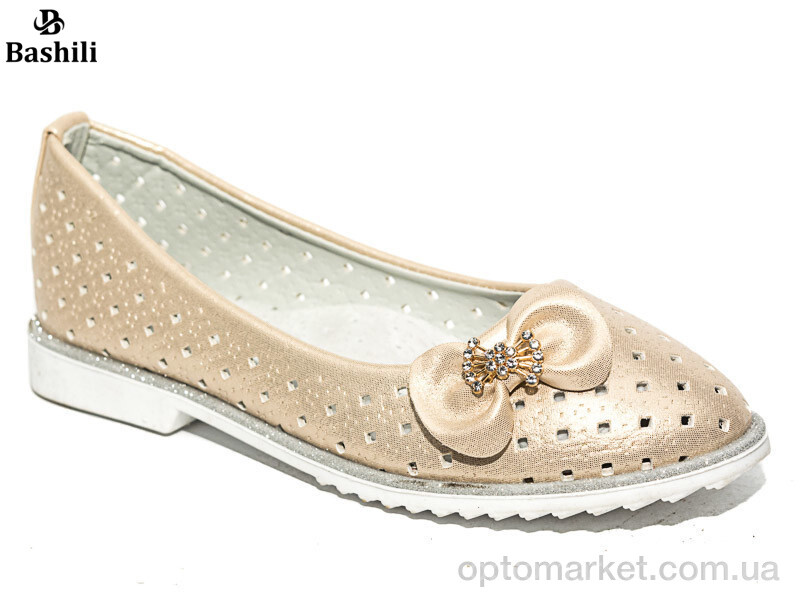 Купить Туфлі дитячі 8G121-1 Башили золотий, фото 1