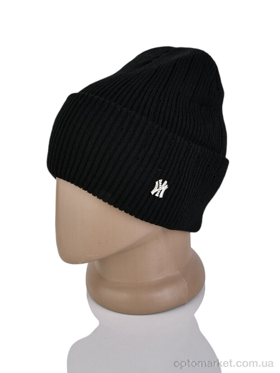Купить Шапка жіночі 9-14 black N.w York Yankees чорний, фото 2
