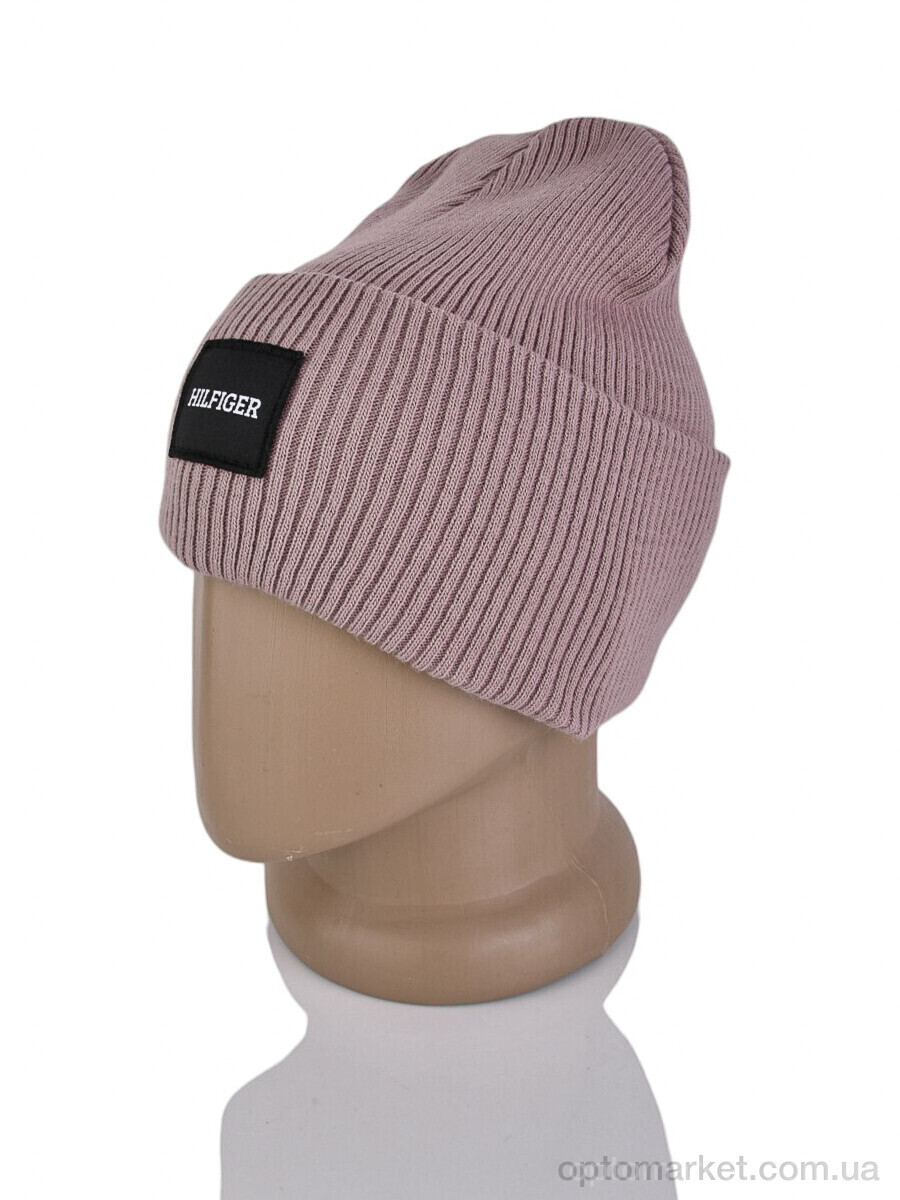 Купить Шапка жіночі 9-17 pink T.mmy hilfiger рожевий, фото 2