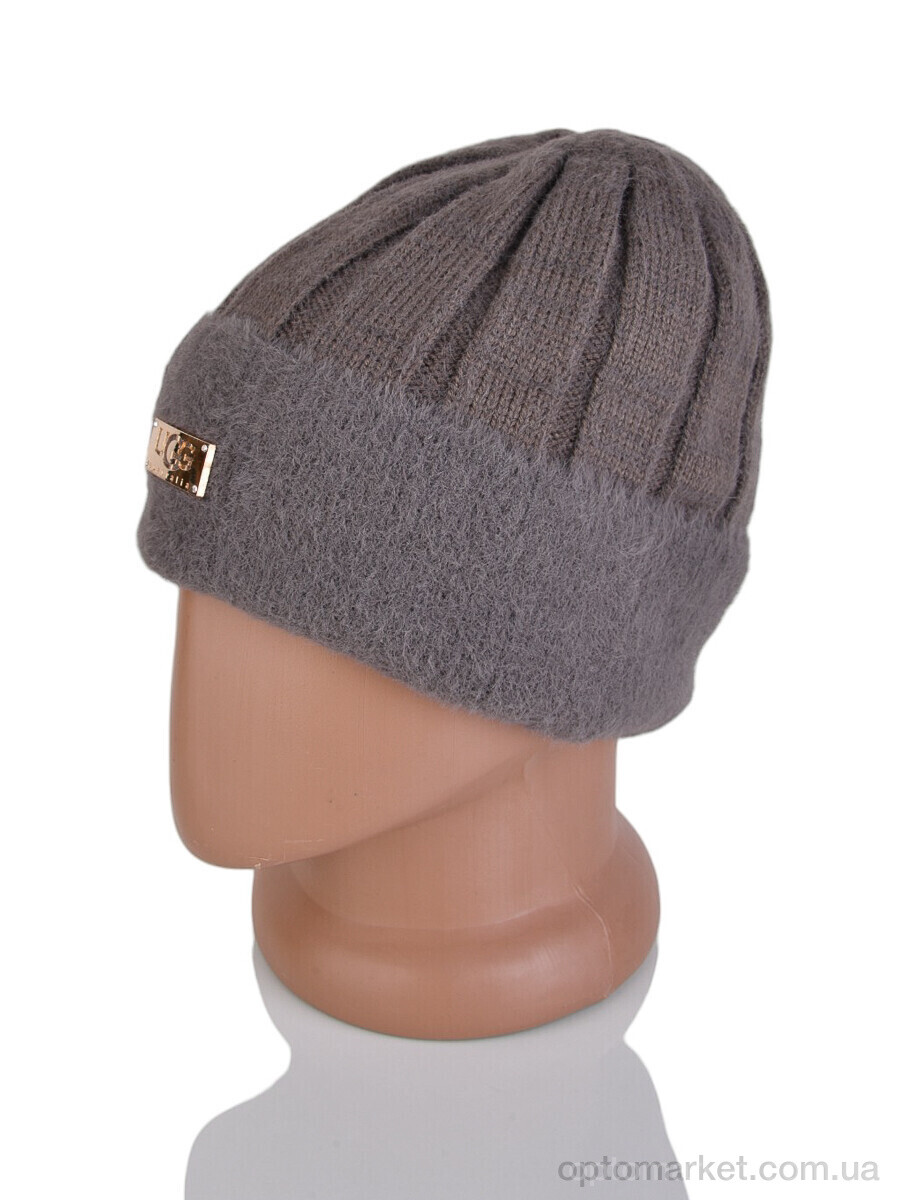 Купить Шапка жіночі 9-18 brown U.G коричневий, фото 2