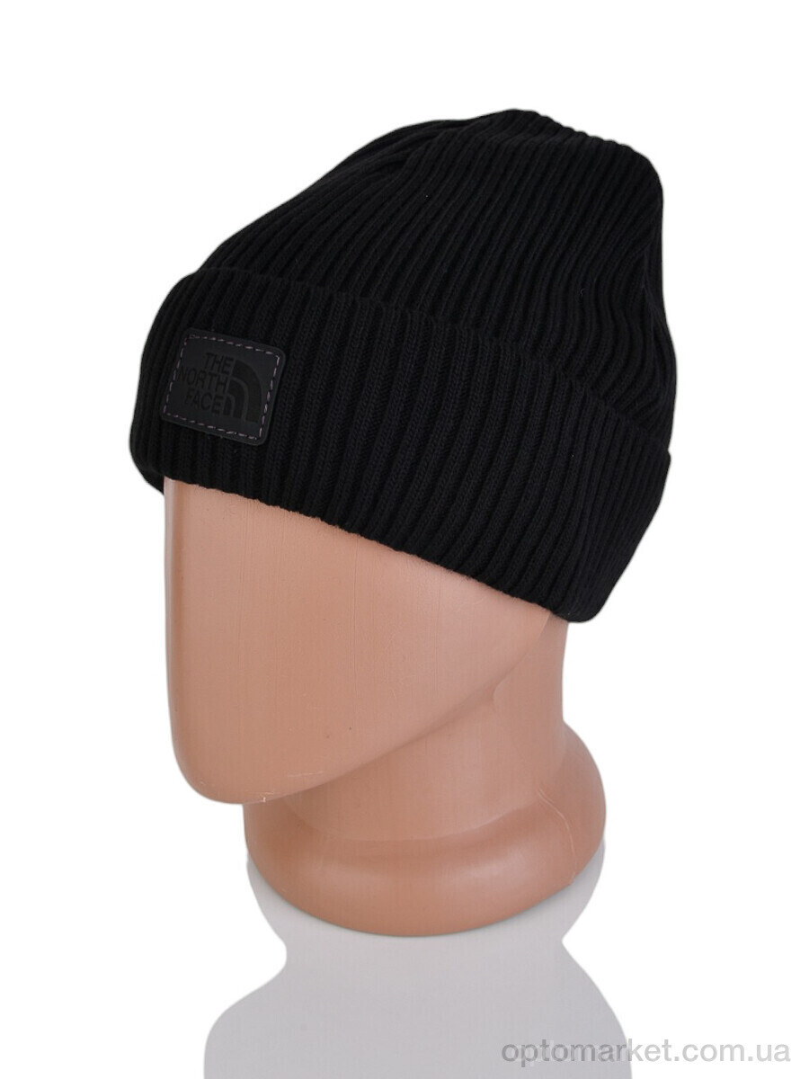 Купить Шапка чоловічі 9-19 black T.e north face чорний, фото 2
