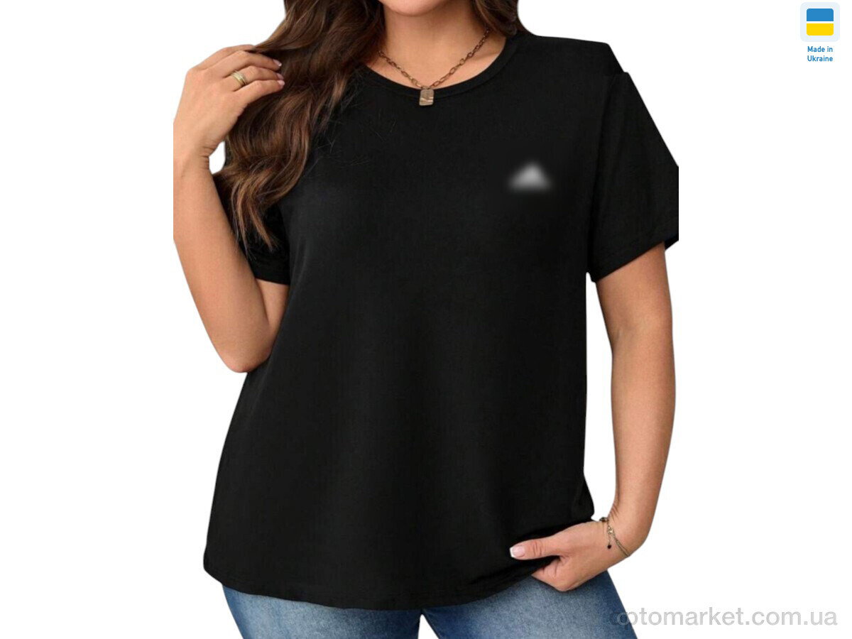 Купить Футболка жіночі 9-1AD чорний A.idas чорний, фото 1