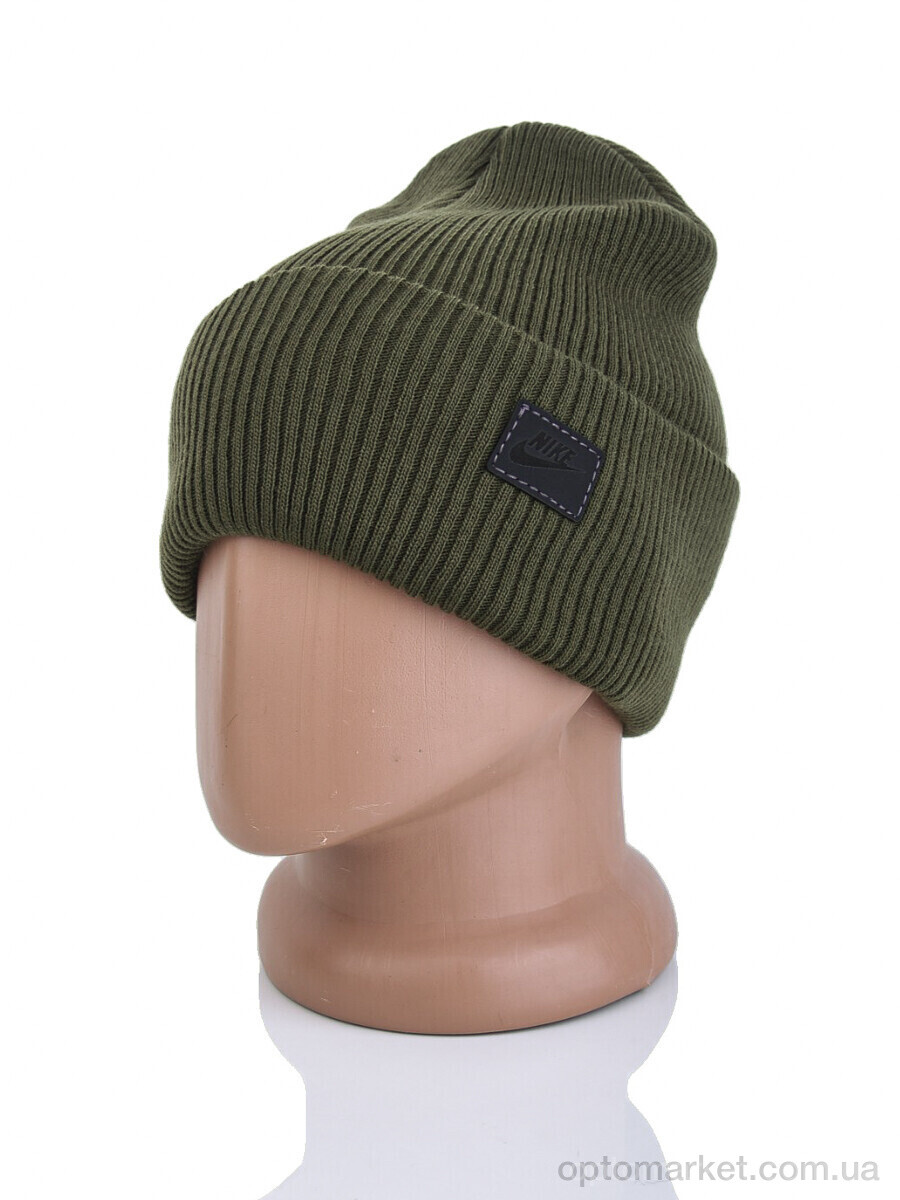 Купить Шапка чоловічі 9-23 green N.ke зелений, фото 2