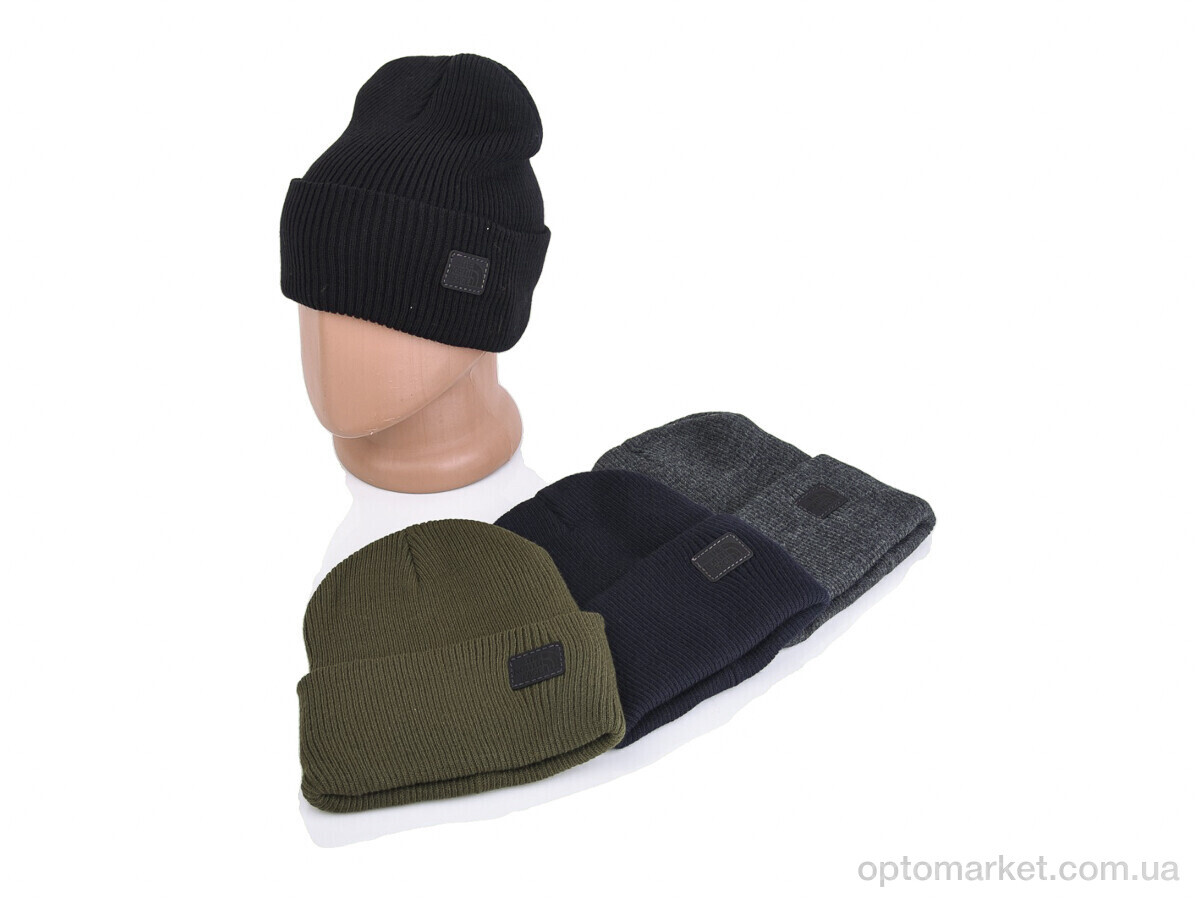 Купить Шапка чоловічі 9-24 mix T.e north face мікс, фото 2