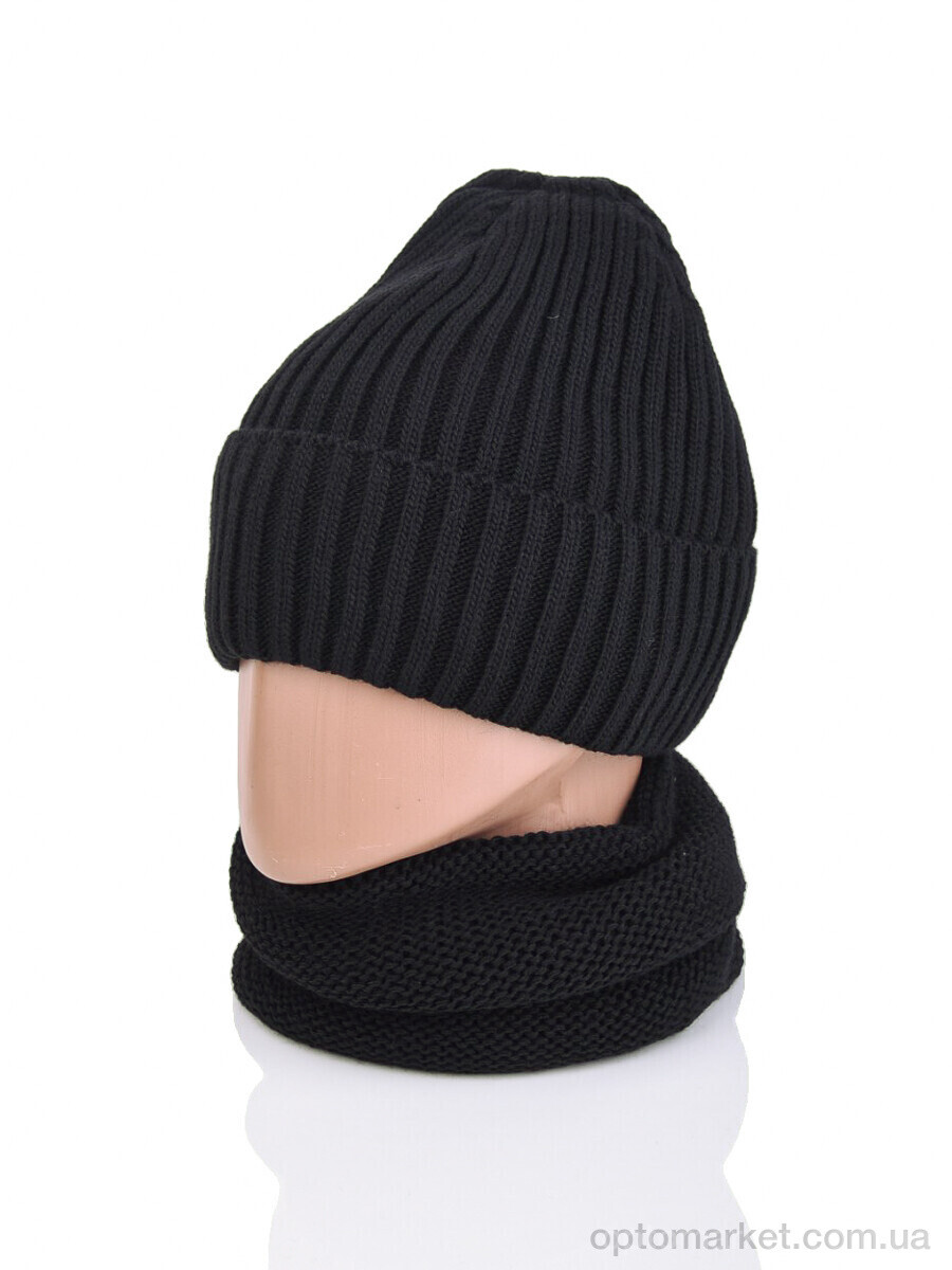 Купить Шапка жіночі 9-25 black Королева чорний, фото 1
