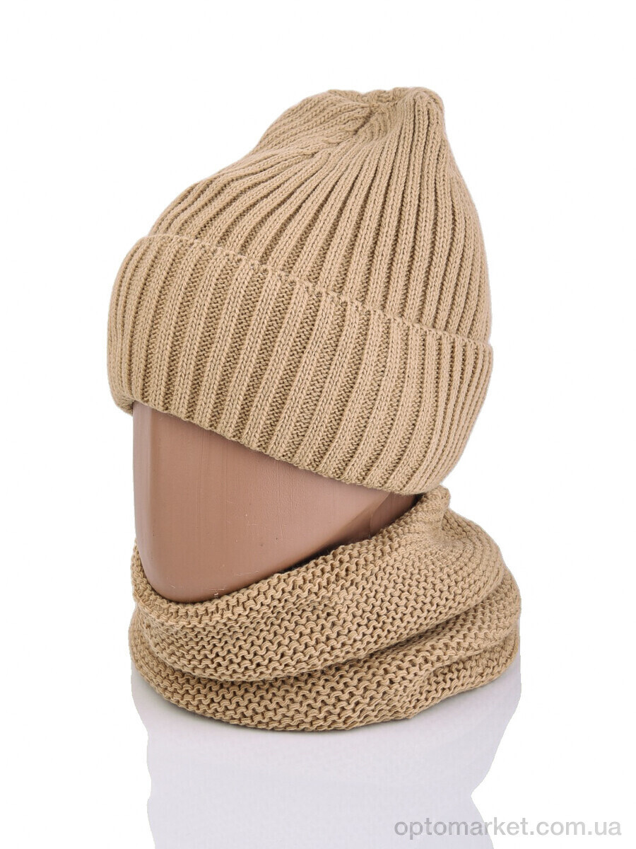 Купить Шапка жіночі 9-25 d.beige Королева бежевий, фото 1