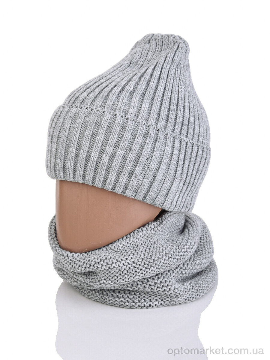 Купить Шапка жіночі 9-25 grey Королева сірий, фото 1