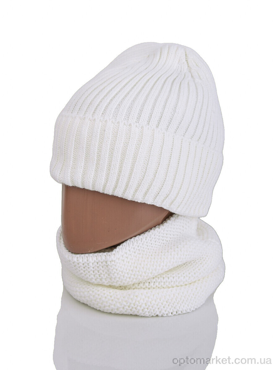 Купить Шапка жіночі 9-25 white Королева білий, фото 1